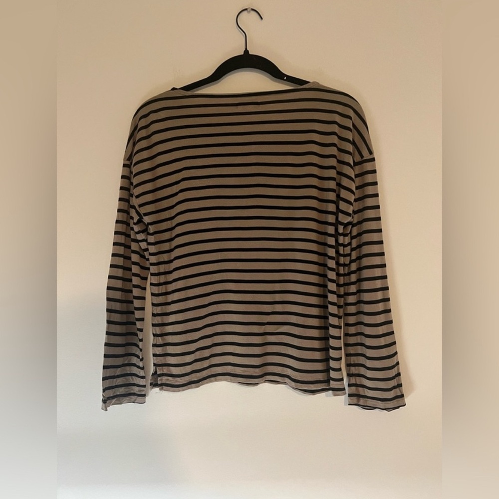 Madewell Striped Long Sleeve Tee – Size Small - Picture 4 of 5